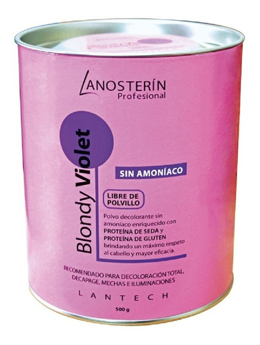 Lanosterín/decolorante S/amonio Violeta Lata 500gr (0350501)