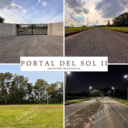 Lotes - Escriturables ¡ U$d 3.000 ! Portal Del Sol 2, Min Rivadavia, Venta Ramayo Propiedades