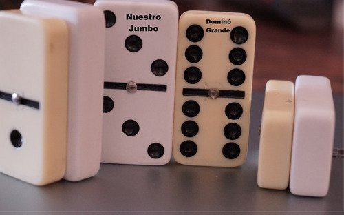 Juego Domino Jumbo Piedra Grande Grueso Equipo De Beisbol