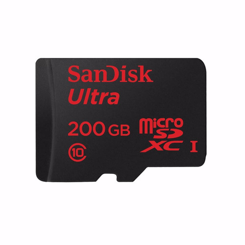 Memoria Micro Sd Sandisk 200 Gb Ultra Hc Clase 10 Original
