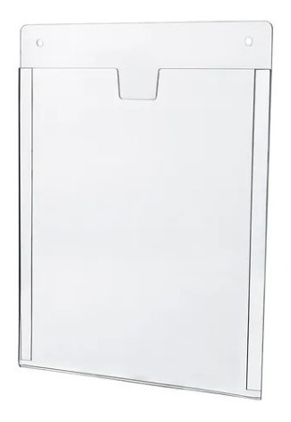 Display Porta Folha Com Fundo Em Acrílico Para Parede A4