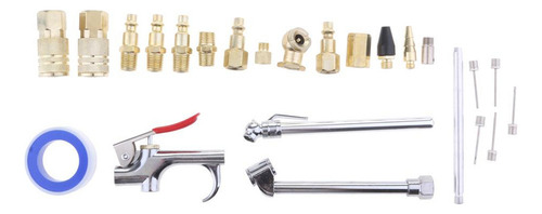 Q Kit De Herramienta De Manguera Del Compresor De Aire 24pcs