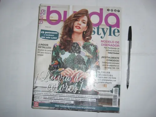 Revista Burda Style Enero 2020 Lluvia De Colores!