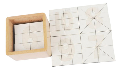 Juguete Para Niños, Tablero Geométrico De Madera, Forma De