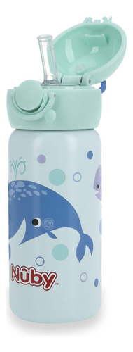 Nuby Thirsty Kids No Spill Flip-it Active - Taza De Viaje De