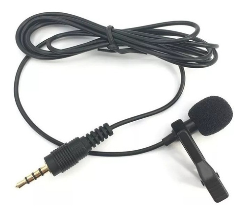Imagem 2 de 4 de Microfone De Lapela P/ Smartphones Celulares Androids P2