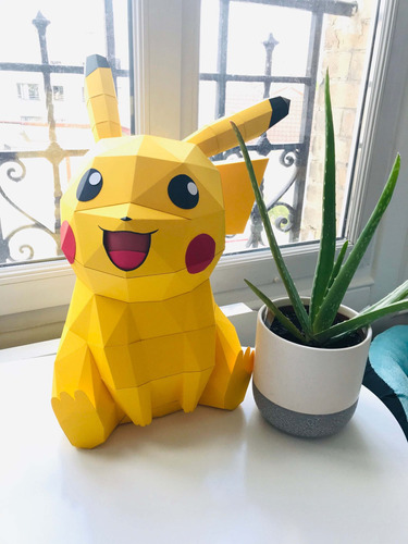 Papercraft Pikachu Pokémon  (Reacondicionado)