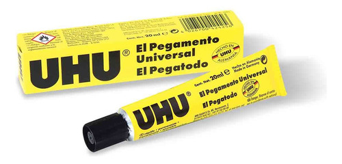 Pegamento Universal Transparente Uhu 20 Ml