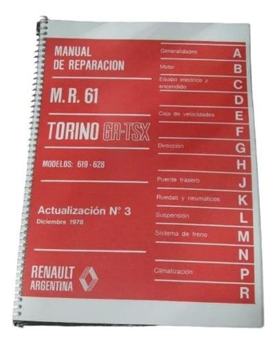 Manual Reparacion Torino Tsx-gr En Papel Version Fantorino!!