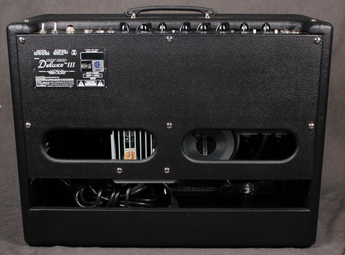 Amplificador Fender Hot Rod Series Deluxe III Valvular para guitarra de 40W color negro/plata