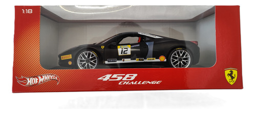 Carrinho Miniatura 1:18 Ferrari 458 Challenge Hot Wheels