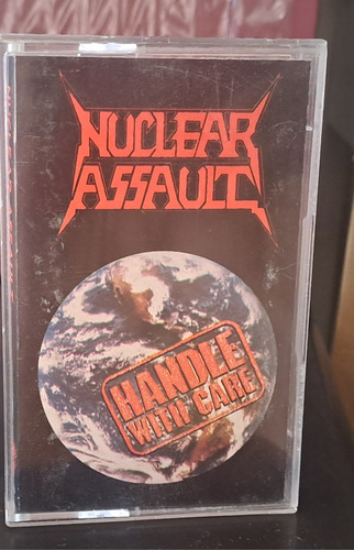 Nuclear Assault Handle With Care Cassette Tape 1989