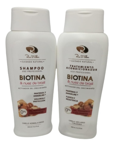 Shampoo Y Tratamiento Biotina - mL a $88