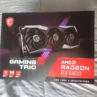 Rx 6800 Xt Radeon Rx 6800 Xt Gaming X Trio 16g 16gb