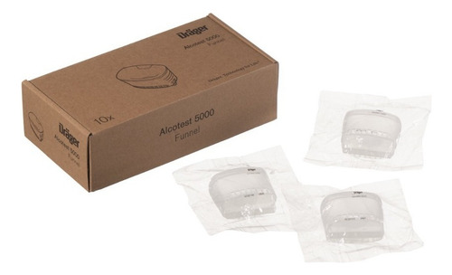 10 Boquillas Para Alcoholímetro Dräger Alcotest® 5000
