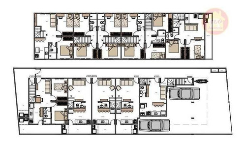Imagem 1 de 1 de Casa À Venda, 48 M² Por R$ 200.000,00 - Vila Sônia - Praia Grande/sp - Ca1454