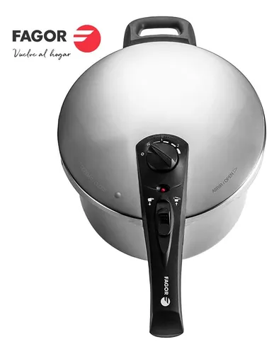 Combo Fagor Olla A Presión Dúo 6l + Set Cocina Vivant 4 Piez