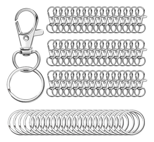 Laa 100pcs Ganchos Giratorios Cierre Pinza Langosta For