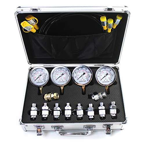  Hydraulic Gauge Kit With 10 25 40 60 Mpa Gauges Hydrau...