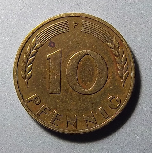 Alemania 10 Pfennig 1949 F Muy Bueno Km 103