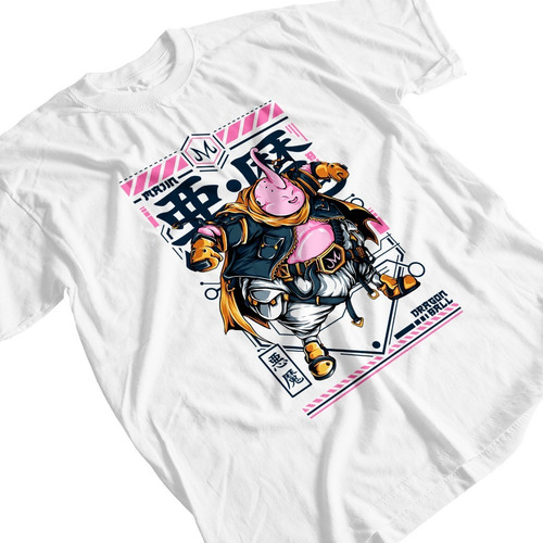 Imagen 3 de 6 de Remera Algodón Dragon Ball Majin Buu