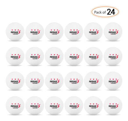 24 Pelotas De Tenis De Mesa De 3 Estrellas Y 40 Mm For Prác