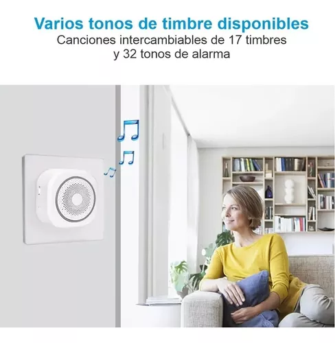 Timbres para Casa Timbre inalámbrico expandible 32 Timbre Kit