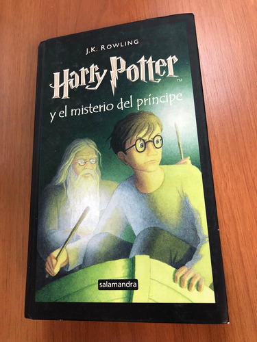 Libro Harry Potter Y El Misterio Del Príncipe - Tapa Dura