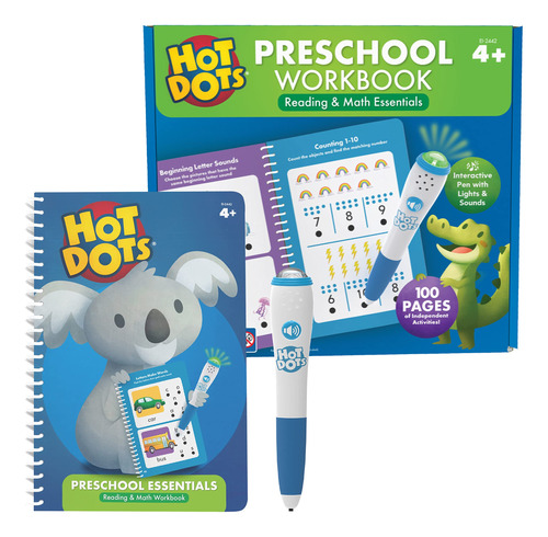 Educational Insights Hot Dots - Cuaderno De Trabajo Preesco.