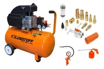 Comprar Compresor De Aire 50 Litros Lusqtoff + Kit Pintura+ Acoples 
