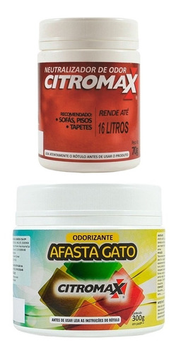 Afasta Gato 300g Repelente + Tira Cheiro Odor De Urina 70g