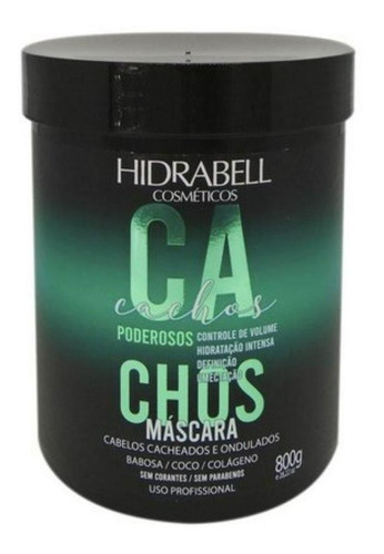Máscara Para Cabelo Crespo E Cacheado Volume E Hidratação