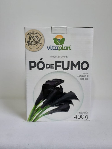 Pó De Fumo Natural Para Plantas - 400g Vitaplan