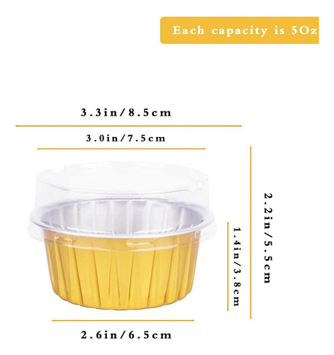 Vasos De Postre Con Recipientes Desechables Para Magdalenas