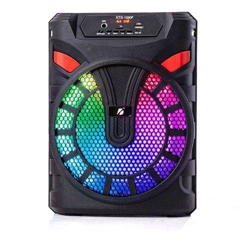 Parlante Bluetooth Inalámbrico Luz Rgb Karaoke Microfono Usb