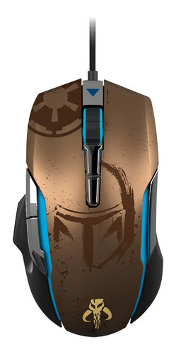 Mouse Primus Gaming Mandalorian, 11 Botones, 12400 Dpi