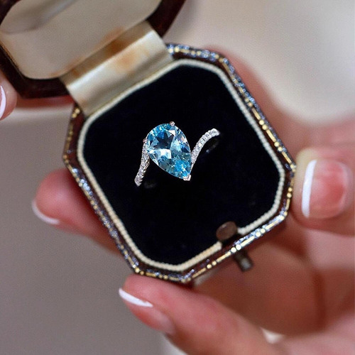 Anillo De Bodas Regalo Del Día De Valentín Cumpleaños