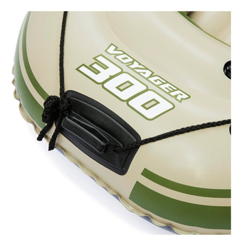 Imagen 5 de 10 de Bote Gomón Inflable Voyager 300 Bestway 2 Personas + 2 Remos