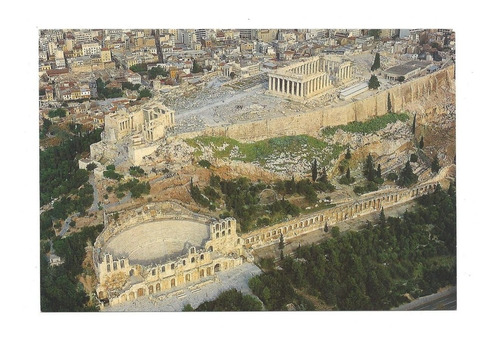 Postal Panoramica Aerea Akropolis Grecia Coleccionistas