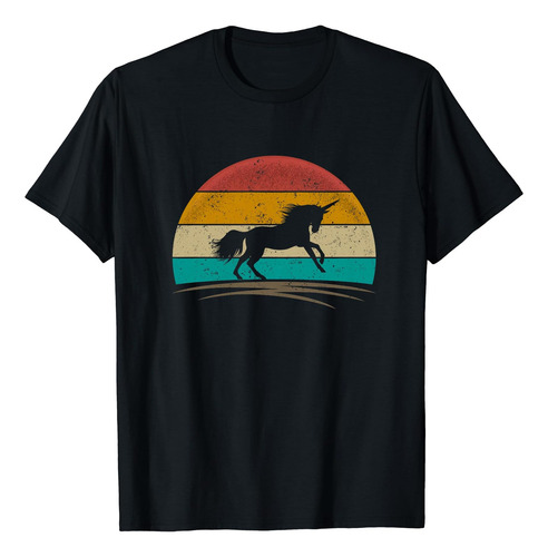 Playera De Unicornio Retro Unicornio Criatura Mítica Unicor