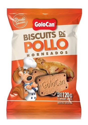 Golosina Biscuits De Pollo Horneadas 120 Gr X 1