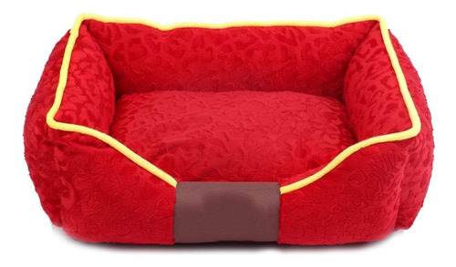 Cama Mascota Ultrasuave Gato Perro 56x46 Cm Colchón Red