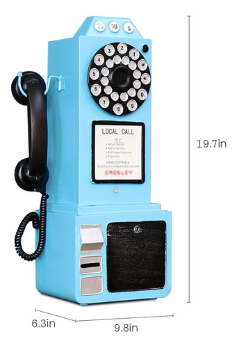 Teléfono Antiguo - Modelo De Teléfono Fijo De Marcación Gira
