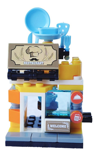 Colección Building Block 360 Degree City compatible con Lego, número de piezas: 94