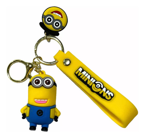 Llavero Minions De Goma Souvenir El Regalo Perfecto X 1