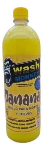 Banana Wash Monkey Tratamiento Para Plasticos Motor 1lt