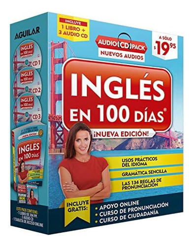Libro: Inglés 100 Días - Curso Inglés - Audio Pack (li