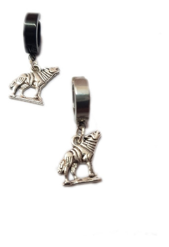 Aros Falso Lobo Par Piercing A Presion