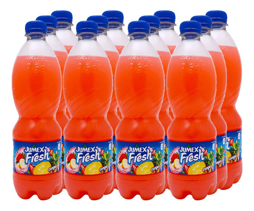 12 Pack De Jugo Jumex Fresh 400ml Sabor Conga