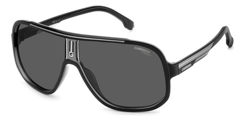 Lentes De Sol Carrera Hombre 20578408a63m9 Negro-gris Color Black grey Color de la lente Marrón Color de la varilla Negro/Rojo Color del armazón Negro/Dorado Diseño Classic